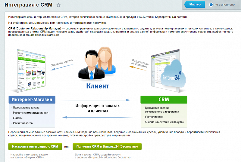 Штатная интеграция